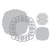Shapeabilities Ringlet Round Etched Die Set, Silver, 13 x 13cm