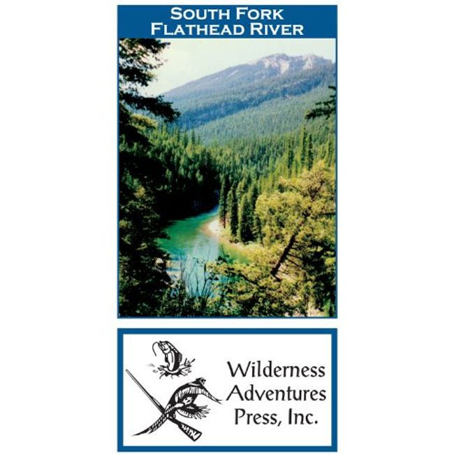 South Fork Flathead River 11x17 Fly Fishing Map - EveryMarket