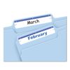 Avery 05204 Print or Write File Folder Labels, 1/3 Cut, Purple Bar, 252/Pack