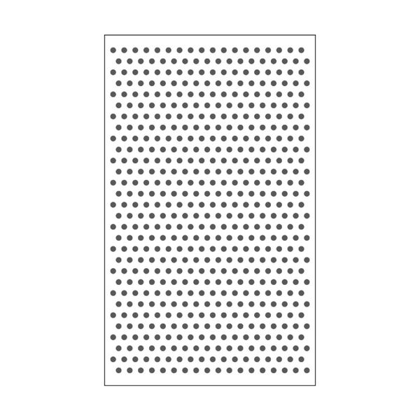 Vaessen Creative 100604-101 Mini Embossing Folder, Dots, for Adding Texture and Dimension to Scrapbook Pages, Cards and Other Papercraft Projects, 3 ̎x 5 ̎inches