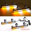 LED Emergency Windshield Strobe Light Bar Traffic Advisor Warning Visor 2 in 1