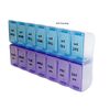2 Pack Pill Box Extra Large AM/PM Twice a Day Organizer Case Medicine Weekly