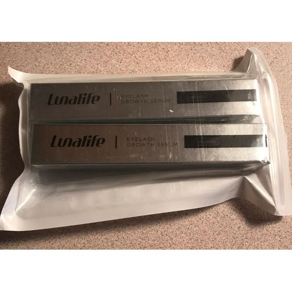 2- 5ML Lunalife Eyelash Growth Serum. Sealed in package.
