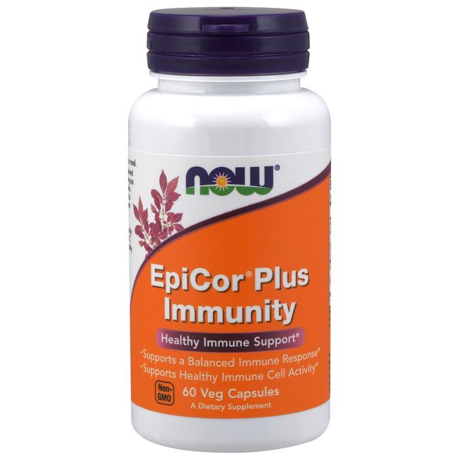 NOW Foods EpiCor Plus Immunity, 60 Veg Capsules