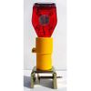 Safety Sign 8 LED Construction Security Light, Flashing Light, Solar Powered (Mounting Hardware Included)
