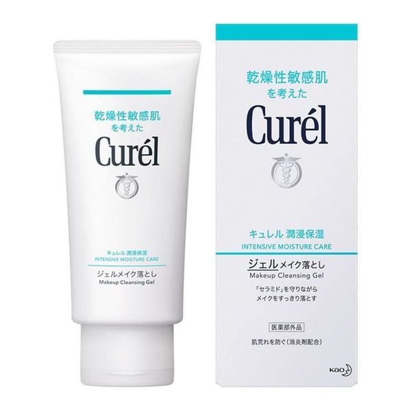 Kao Curél Gel Makeup Remover, 4.6 oz (130 g), Set of 4