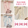 nalaina ヘアクリップ ヘアピン (3色 6個セット) 蝶結び リボン 髪留め 跡がつかない 髪飾り レース ヘアアクセサリー リボン付き おしゃれ 可愛い 子供 レディース 成人式 ヘッドドレス 和装 浴衣 入学式 卒業式 誕生日 結婚式 おしゃれなヘアピン ベージュ ブルー ピンク