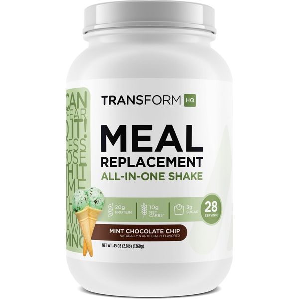 TransformHQ Meal Replacement Shake Powder 28 Servings (Mint Chocolate Chip)