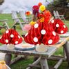 3 Cadpkler Mushroom Honeycomb Balls - Pulled Paper Lanterns - Party Decorations