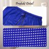 QiaTi Men's Fishnet Trousers Mesh Transparent Muscle Leggings Stretchy Long Trousers with Drawstring, C Navy