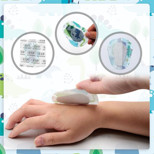 Pack of 80 4 Styles Cartoon Self-Adhesive Eye Pads Bandages Breathable Lazy Kids Eye Patch Eye Patches for Children and Adults