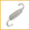 Partuto 4 Pcs 55mm 2.17" Motorcycle Muffler Exhaust Pipe Spring Silver Tone Replacement