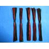 5 Black/red  5-9155 silicone skirt replacement material Tabs Spinner bait jig