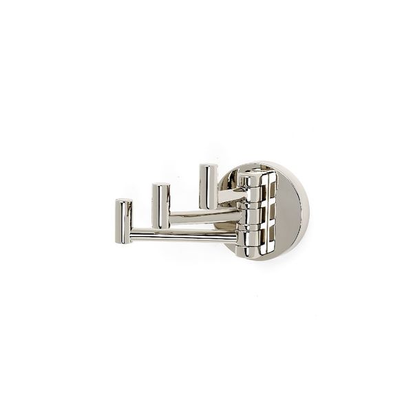 Alno A8385-PN Contemporary I Modern Robe Hooks, Polished Nickel