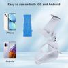 RALAN Phone Mount Holder for Ps5 controller, Adjustable Mobile Gaming Clip Compatible with PlayStation 5 Dualsense Controller