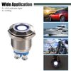 X AUTOHAUX 5Pcs LED Indicator Light 12mm Dash Signal Lamp Interior Multicolor