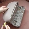Stackers Taupe Cosmetic/Jewellery Bag