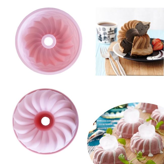 Silicone Cake Mold Round Shaped Muffin Cupcake Baking Molds