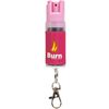 2 Pack Burn Pepper Spray 1/2oz Self Defense Security Keychain Pink