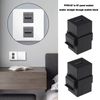 OTOTEC 4PCS USB C Keystone Adapter USB 3.1 Type-C Female to Female Keystone Insert Socket Coupler Adapter for Wall Plate Patch Panel Black