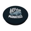 Snorkeling With Manatees Snorkeler PopSockets Adhesive PopGrip