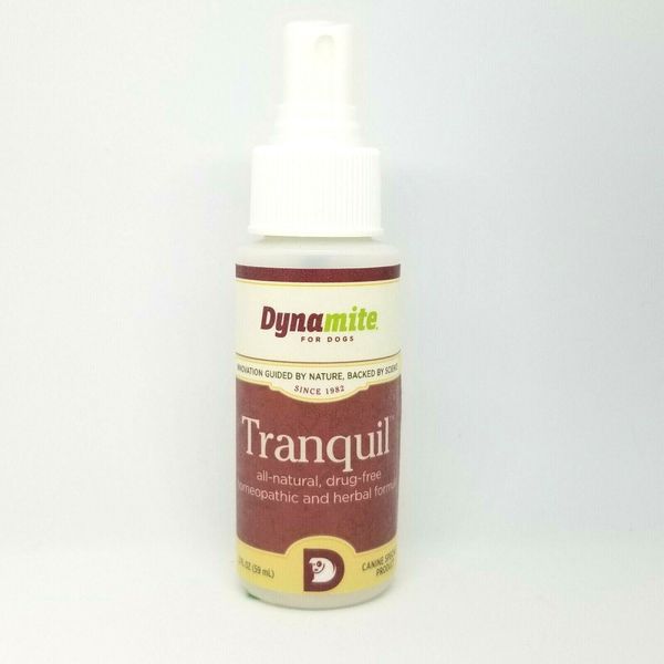 Dynamite Tranquil Blend Liquid For Dogs Oral Spray Homeopathic Natural Safe