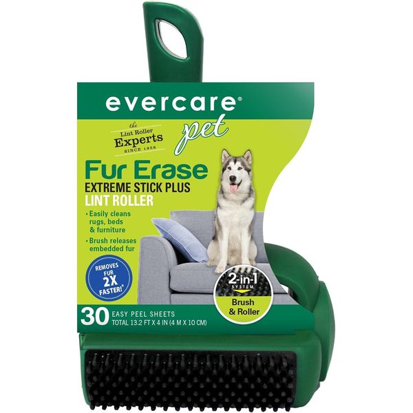 Pet Fur Erase Extreme Stick plus 30 Sheet Lint Roller, Model:617112