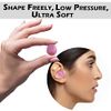 Water Gear Silicone Ear Plugs - Swimming Putty Ear Plugs - Soft Moldable Protection from Water and Shooting Noise (Pink)