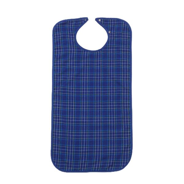 NRS Healthcare Clothing Protector/Bib Medium Length Blue