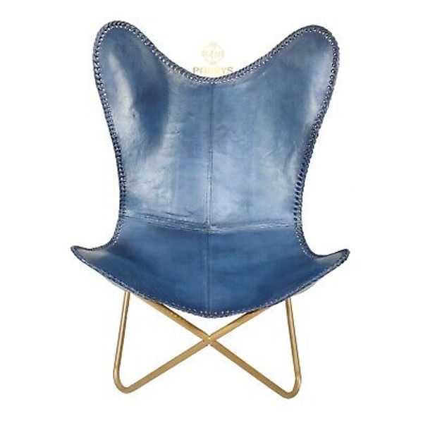 Relaxing Chair-Blue Butterfly Chair For Home & Café–Living Room Chair PL2-1.144