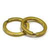 平押 Double Ring 25 mm Solid Brass (Fabric Finish), Set of 8