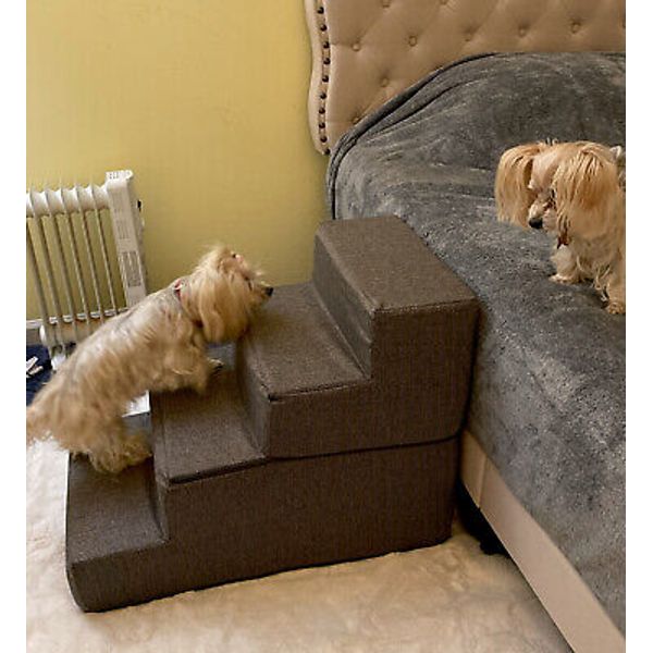 Foldable Pet Steps/Stairs with Certipur-Us Certified Foam Cats & Dogs