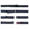 Wheelchair safety belt; Standard: Fold-over type