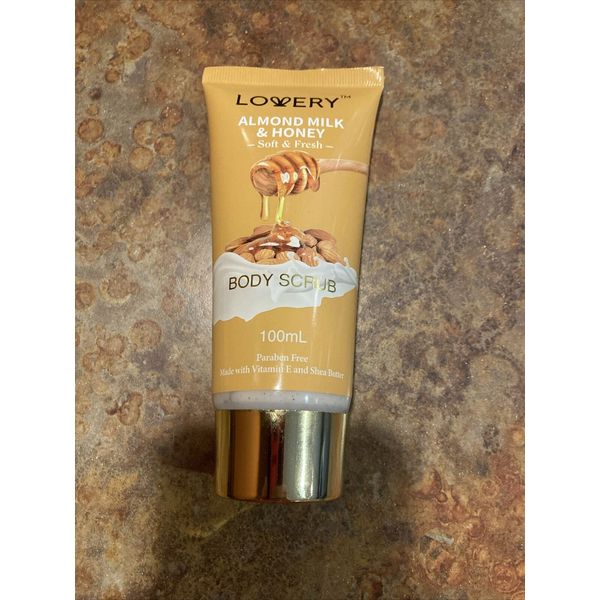 Lovery Almond Milk & Honey Soft & Fresh Body Scrub 100 ML 3.4oz