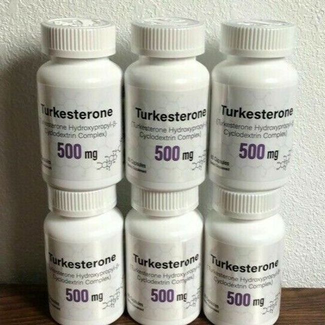 Turkesterone Gorilla Mind 500mg IN HAND (6 bottles) Brand New Sealed