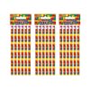 Pack Of 6 Brick Pencils With Eraser