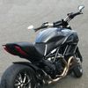 One Pair Black Motorcycle Handle Bar End Side Mirrors Custom For Ducati Diavel