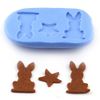 MyTinyWorld Dolls House Miniature Rabbits and Star Mould