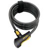 On-Guard Doberman-8029 Keyed Coil Lock - Black, 18.5 x 1.0 cm