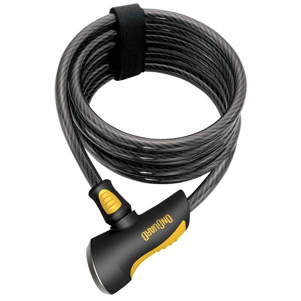 On-Guard Doberman-8029 Keyed Coil Lock - Black, 18.5 x 1.0 cm