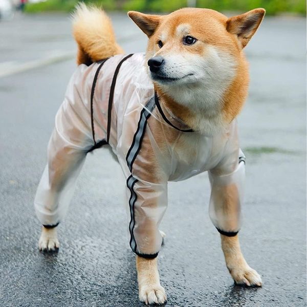 Hunde Regenmantel Mit Kapuze,Hunderegenmantel Reflektierendem Streifen,Hund Mit Kapuze Regenmantel Reflektierende,Regenjacke Hunde Mit Kapuze,Hund Regenmantel Wasserdicht(Geeignet für kleine Hunde)