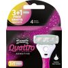 Wilkinson Sword Quattro for Women Sensitive Disposable Razors