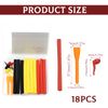 18 Pcs Zig Rigs for Carp Fishing,Adjustable Carp Rigs with Marker Float and Zig Line,Fishing Rigs