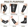 Knee Ice Pack Wrap Compression Sleeve for Injuries, Reusable Gel Cold Packs