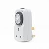Defender Mini 24 Hour Segment Timer Switch - Energy Saver Timer Standard Size - Hour Plug-in Timer Socket Set - 240v 3 Pin Plug with Programmable Time Controller