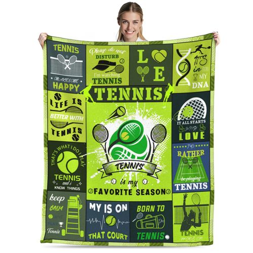Agoiuty Tennis Accessories: Coach & Team Gifts, Blanket 50'' x 60''