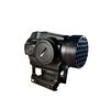Killflash Hex Anti-Reflection Device Compatible with Vortex SPARC Solar Red Dot Optic (Earth Brown, Open Center)