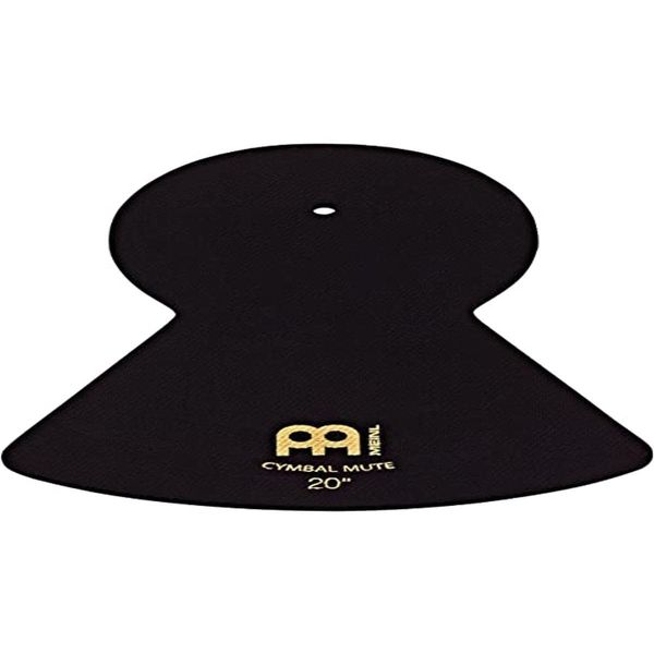 Meinl Cymbals Cymbal Mute Schlagzeug Becken Dämpfer 20 Zoll (50,80cm) für geräuscharmes Üben Zuhause – Drumset Zubehör, Schwarz (MCM-20)