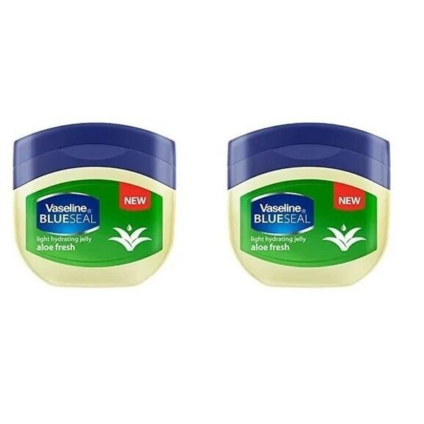 Vaseline  Petroleum Jelly, Aloe Vera, Travel Size 1.75 Oz(50ml), Pack of 2