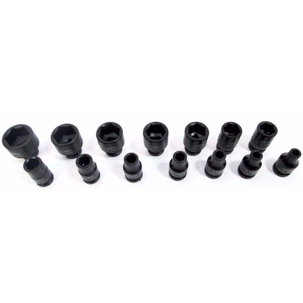 US PRO 14PC 1/4 DR 6 PT Shallow Impact SOCKETS B1429